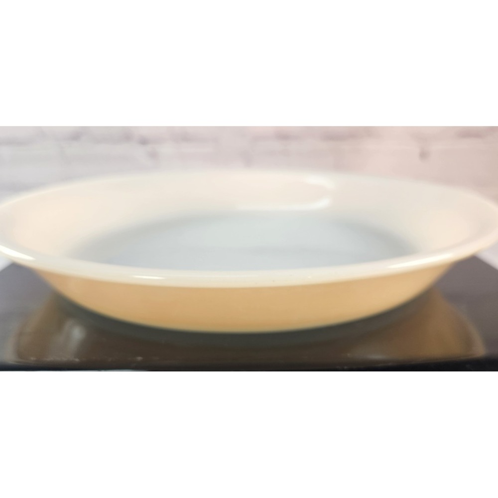 Vintage Anchor Hocking Fire King 460 Pie Plate Peach Luster Peach Lusterware 9"